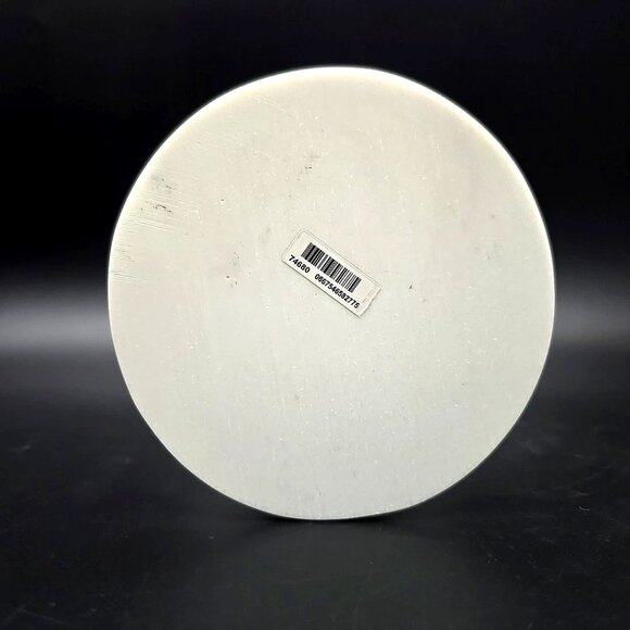 Bath & Body Works White Marble Pedestal Large Ceramic 3 Wick Candle Holder - Picture 9 of 9